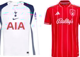 Spurs v Nottingham Forest 2025-26 Kits