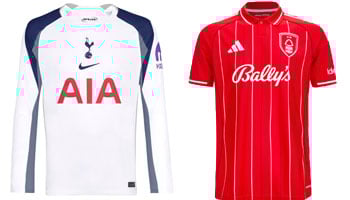 Spurs v Nottingham Forest 2025-26 Kits