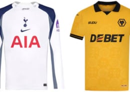 Spurs v Wolves 2025-26 Kits