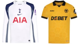 Spurs v Wolves 2025-26 Kits