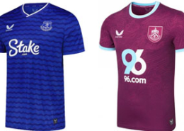 Everton v Burnley 2025-26 Kits