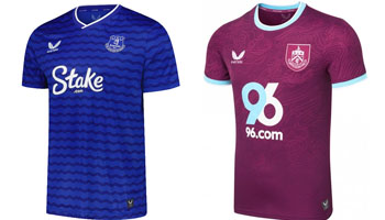 Everton v Burnley 2025-26 Kits
