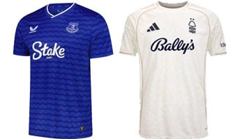 Everton v Nottingham Forest 2025-26 Kits