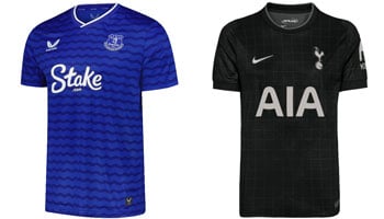 Everton v Spurs 2025-26 Kits
