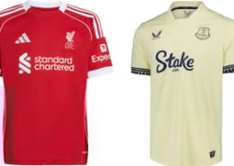 Liverpool v Everton 2025-26 Kits