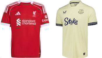 Liverpool v Everton 2025-26 Kits