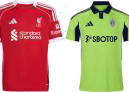 Liverpool v Fulham 2025-26 Kits