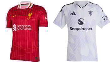 Liverpool v Man United 2025-26 Kits