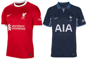 Liverpool v Spurs 2023-24 Shirts