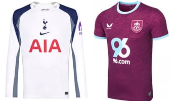 Spurs v Burnley 2025-26 Kits
