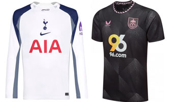 Spurs v Burnley 2025-26 Kits