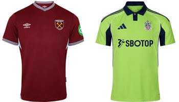 West Ham v Fulham 2025-26 Kits