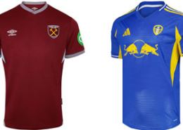 West Ham v Leeds United 2025-26 Kits