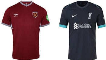 West Ham v Liverpool 2025-26 Kits