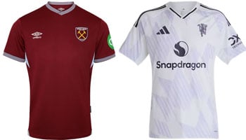 West Ham v Man United 2025-26 Kits