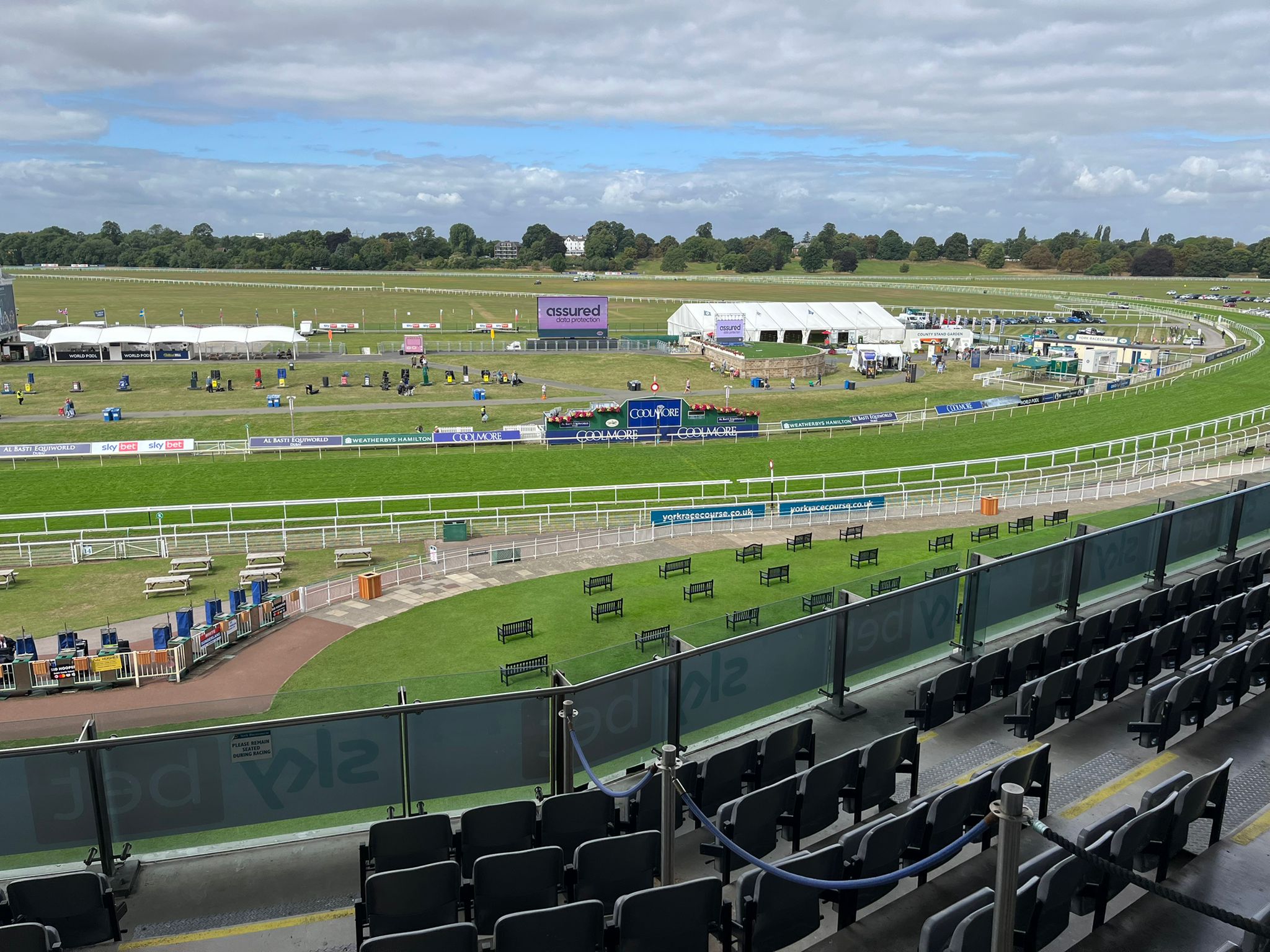 York Racecourse Balcony View