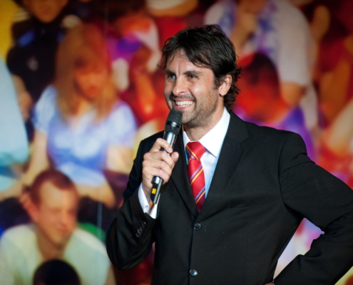Eventmasters Christmas Sporting Luncheon Hospitality – Horton Suite at the Macdonald Burlington Hotel with renowned UK comedian Paul Boardman