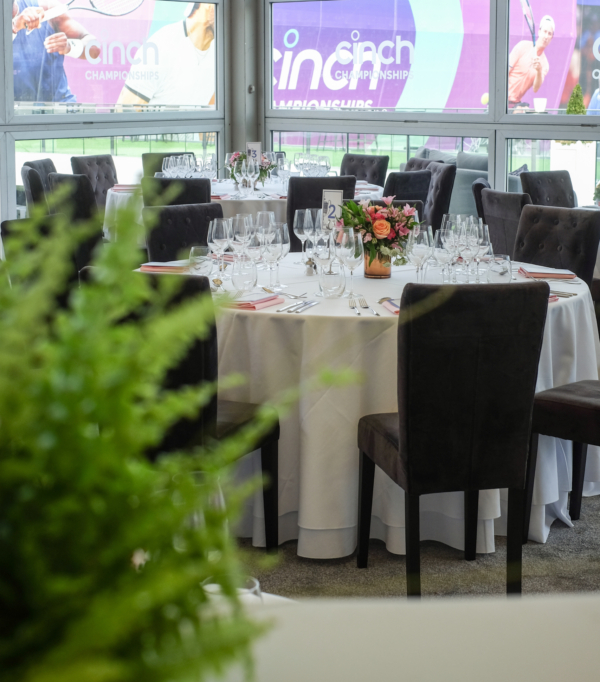 Queen's Club Championships Hospitality 2024 - Day 2 - cinch Championships - Club Lounge, Private Tables