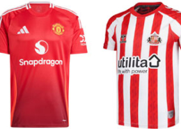 Man United v Sunderland 2025-26 Kits