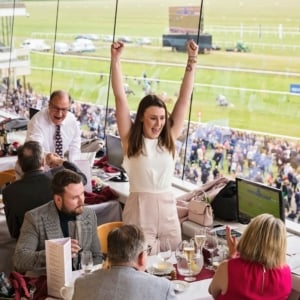 Cesarewitch Trial Day 2025 - Newmarket Racecourse - Champions Gallery Restaurant Hospitality