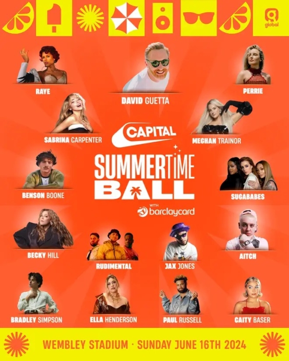 Capital FM Summertime Ball Hospitality Packages Wembley 2025