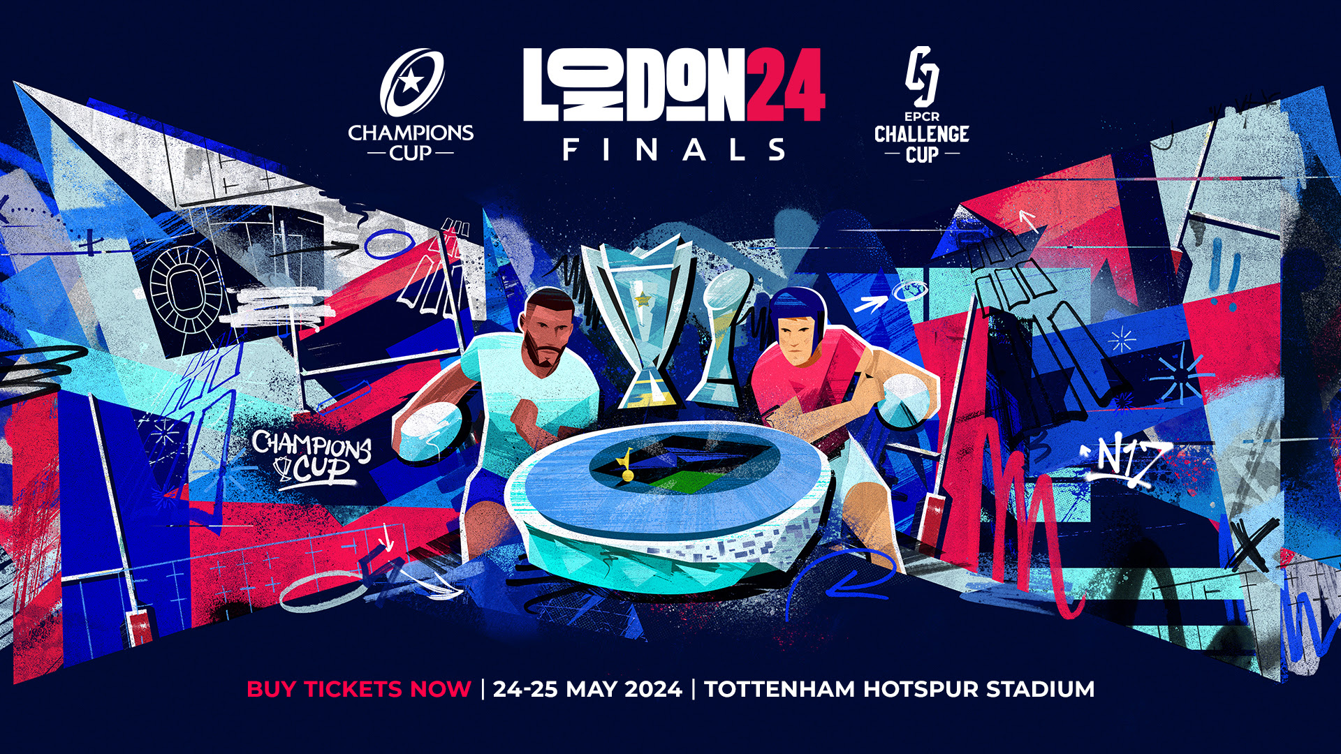 European Professional Club Rugby (EPCR) - Finals Weekend Hospitality 2024 - Tottenham Hotspur