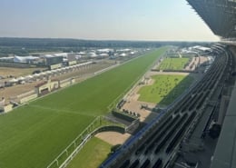 Royal Ascot Panoramic Restaurant View of Track