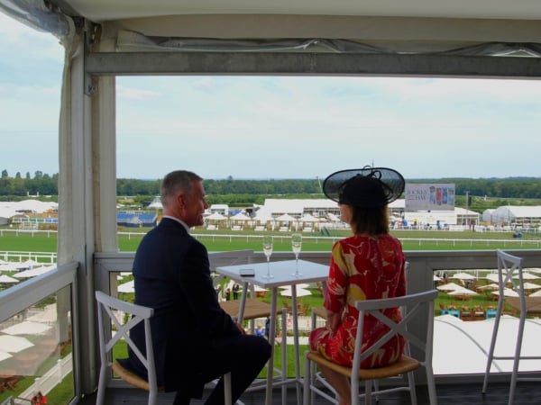 Royal Ascot The Gallery Guests on Balcony