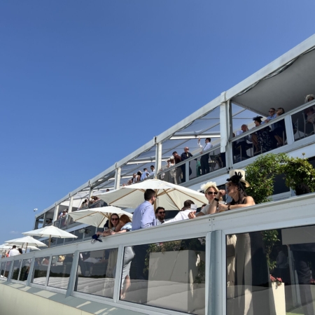 Royal Ascot The Lawn Club View of Balcony