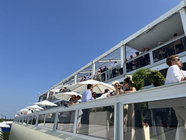 Royal Ascot The Lawn Club View of Balcony