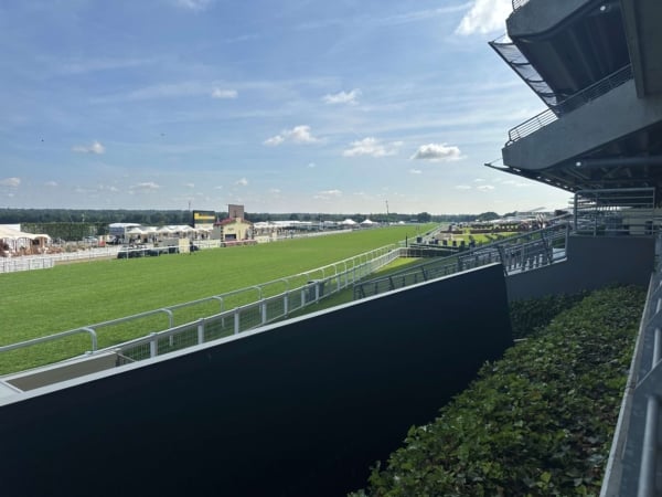Royal Ascot Trackside Restaurant Track View