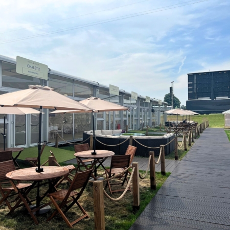 Royal Ascot Village Chalet Outside View