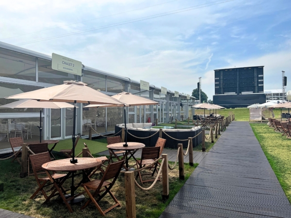 Royal Ascot Village Chalet Outside View
