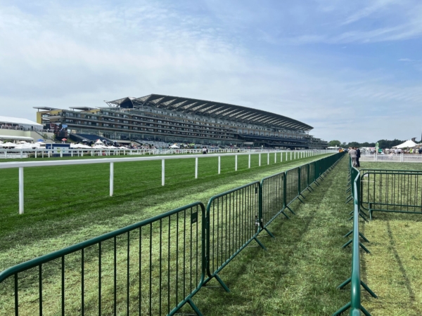 Royal Ascot Village View of Grandstand and Racecourse