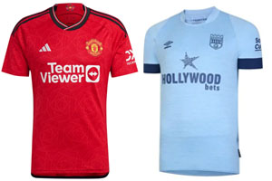 Man United v Brentford 2023-24 Shirts