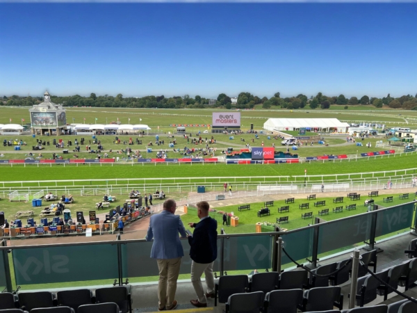 View from Balcony Dante Suite - York Ebor, York Racecourse