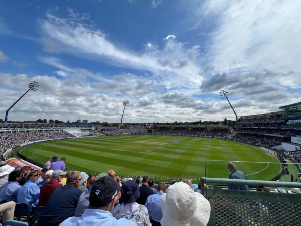 View from seat Upper West Tier - Edgbaston Cricket Ground Hospitality