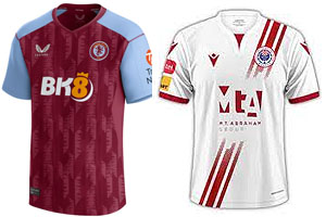 Aston Villa v Zrinjski Mostar 2023-24 Shirts