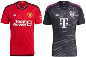 Manchester United v Bayern Munich 2023-24 Shirts