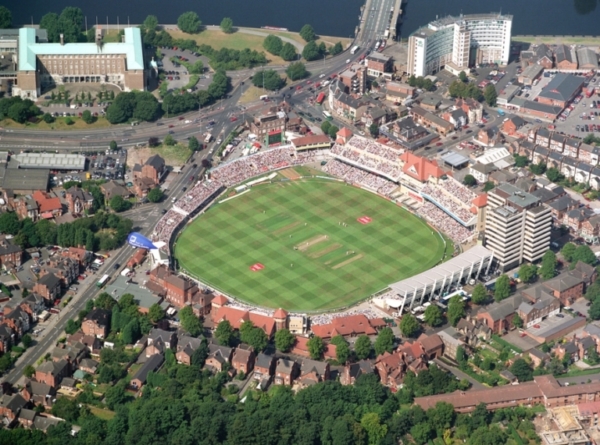 Test Match England v West Indies 2024 - Trent Bridge Stadium - Hospitality - Aerial View