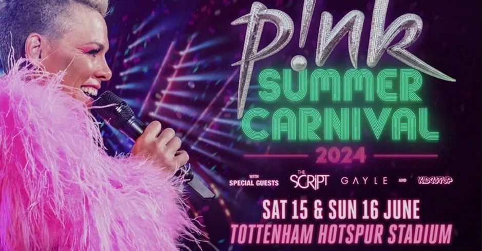 P!NK Hospitality Tickets – Summer Carnival World Tour Tottenham Hotspur Stadium, London