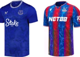 Everton v Crystal Palace 2025-26 Kits