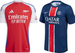 Arsenal v Paris Saint-Germain Champions League 2024-25