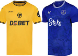 Wolves v Everton 2025-26 Kits