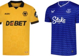 Wolves v Everton 2025-26 Kits