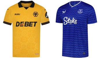 Wolves v Everton 2025-26 Kits