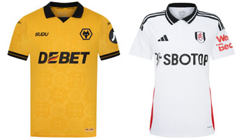Wolves v Fulham 2025-26 Kits