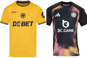 Wolves v Leicester City 2024-25 Kits