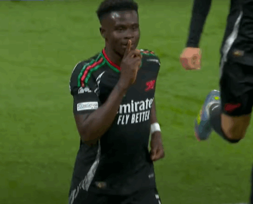 Arsenal UCL Bukayo Saka 2025