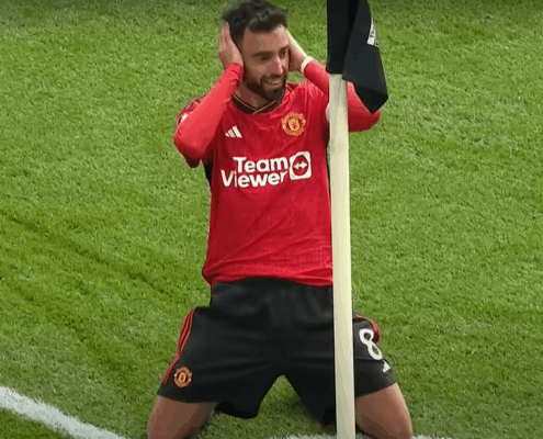 Bruno Fernandes 2024 FA Cup Semi Final